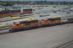 Downgraded GP60Ms working the San Bernardino A Yard